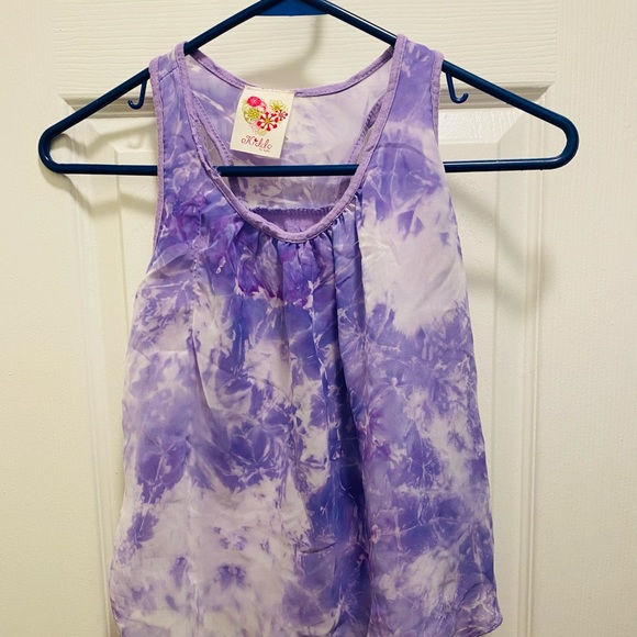 Kiddo Purple Tank blouse - Size 7 - Picture 1 of 5